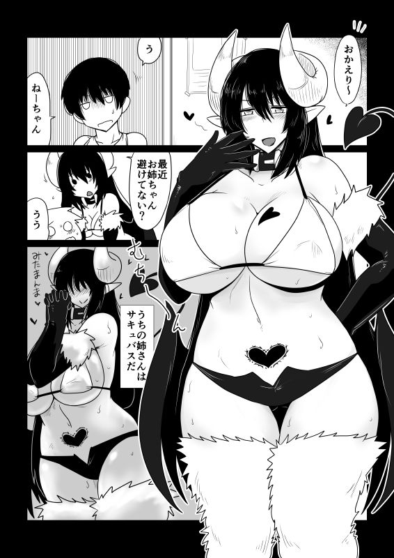 サンプル画像1:姉がサキュバスでして。 [作品ID:d_131877]