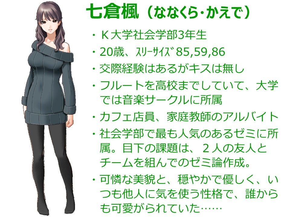 サンプル画像1:女子大生・楓 1 ～キャバクラ潜入編～ (myuyan)