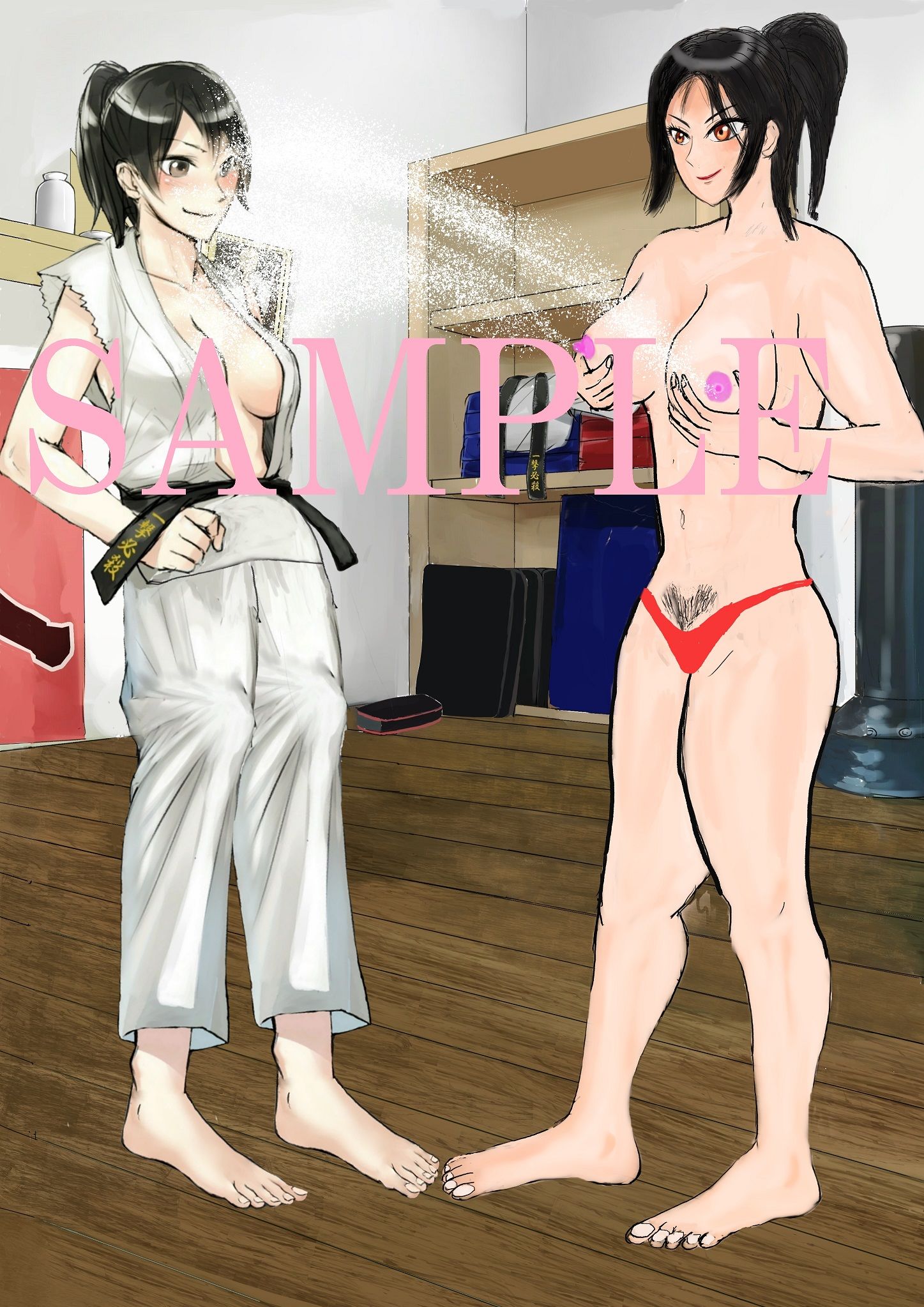 サンプル画像2:空手ラブストーリー7 マリアの母乳攻撃 (拳)