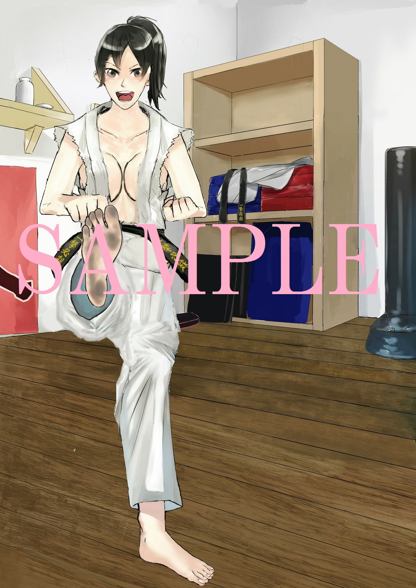 サンプル画像1:空手ラブストーリー9 ソープランド空手道場 麻里編 (拳) [d_134544]