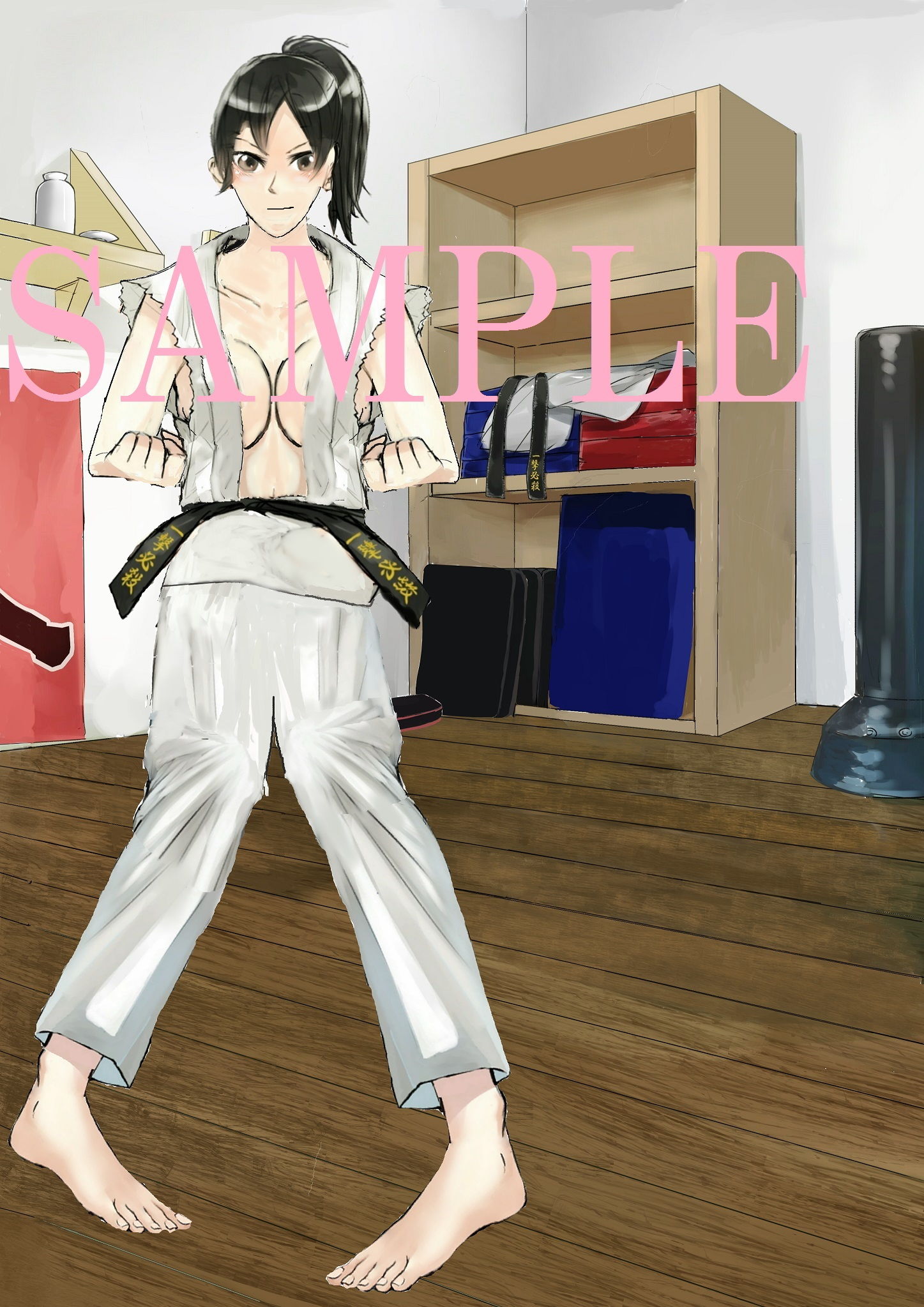 サンプル画像2:空手ラブストーリー9 ソープランド空手道場 麻里編 (拳) [d_134544]