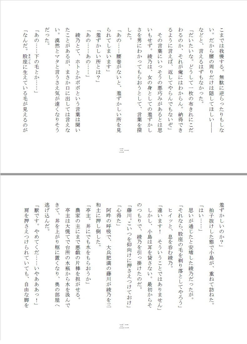 サンプル画像6:全裸縄付道中(SMX工房) [d_135754]