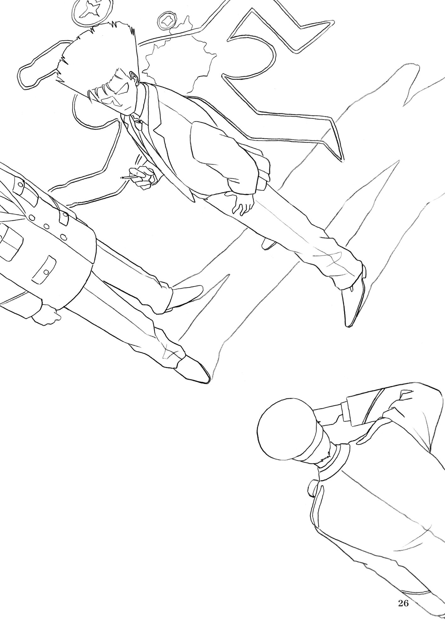 サンプル画像3:設定＋漫画「無敵刑事大打撃2」(刑事大打撃FC) [d_136895]