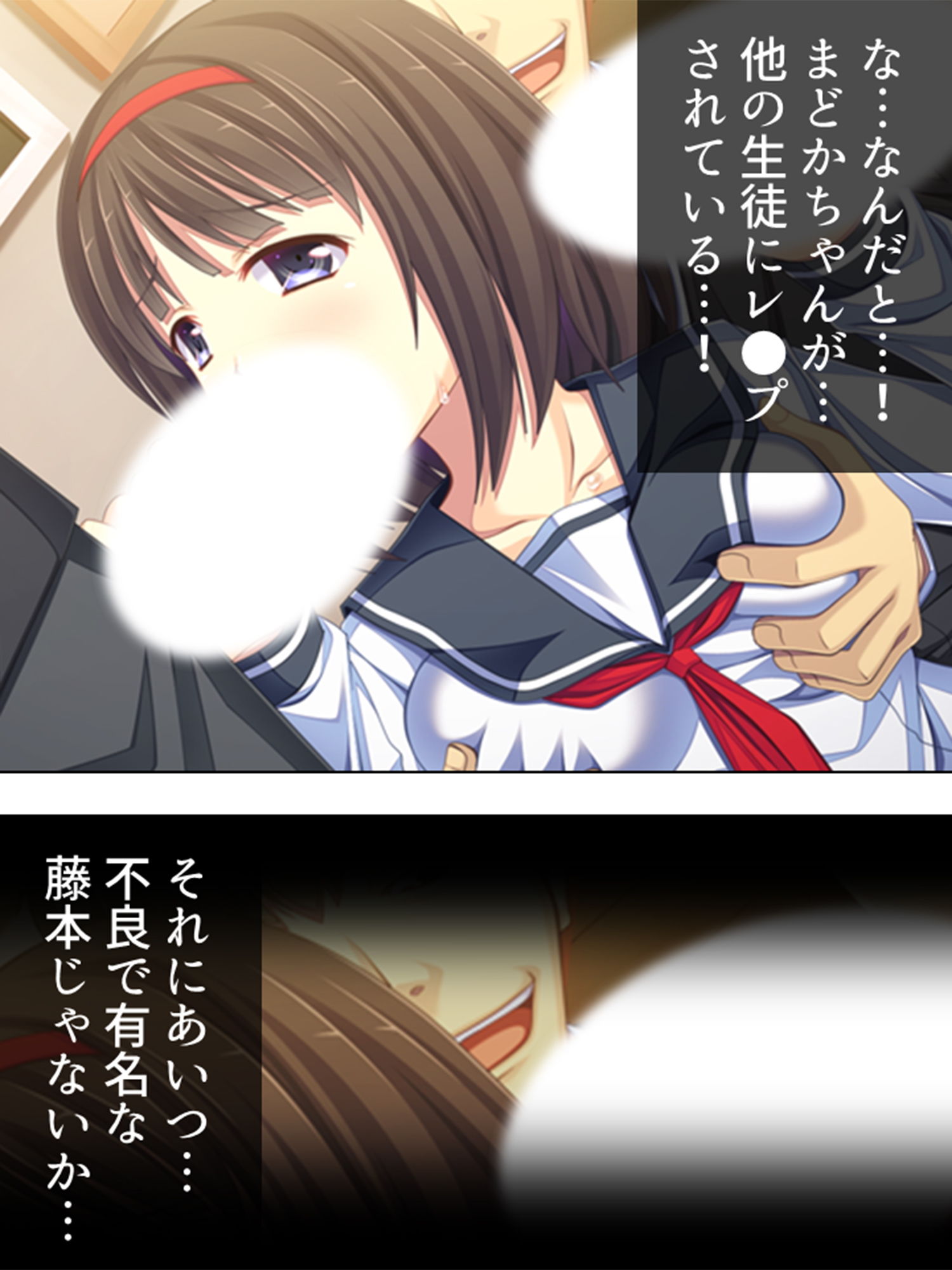 サンプル画像1:強姦未遂を利用してお気に入りのJKを俺のものにする(悶々堂) [d_136916]