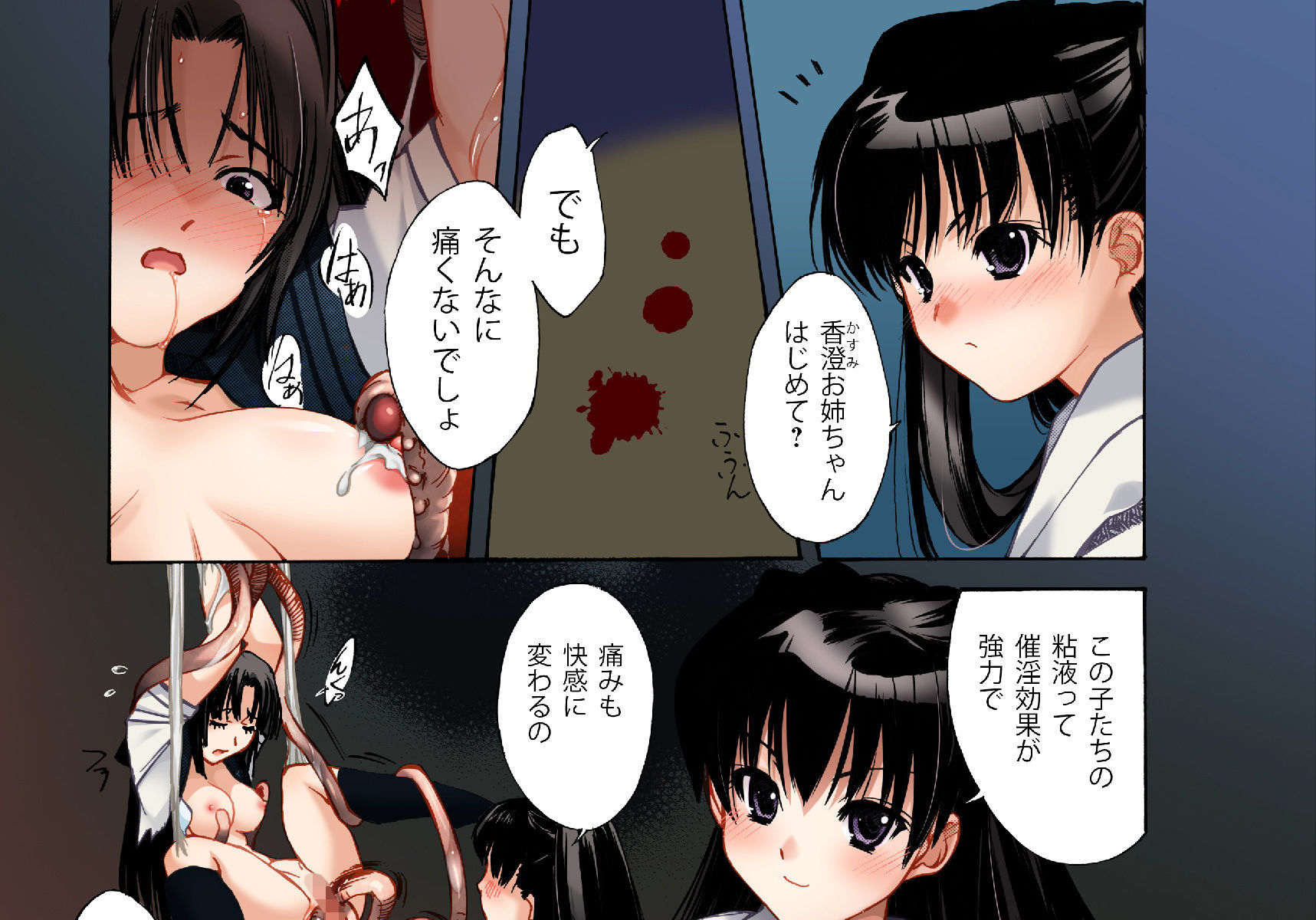 サンプル画像1:姉妹たちの儀式 ～異形なモノとの交わり～(TGA) [d_136969]