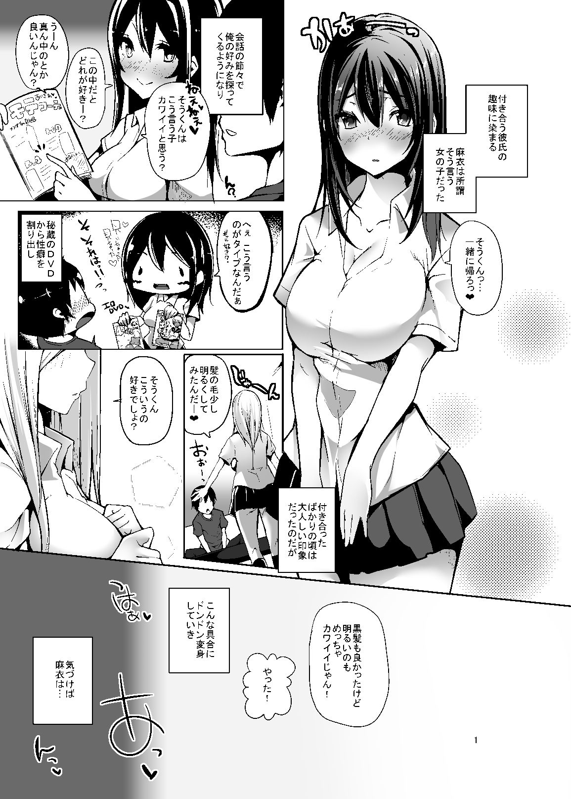 サンプル画像1:スモックコスばい黒ギャル彼女(だぶるだいす) [d_138320]