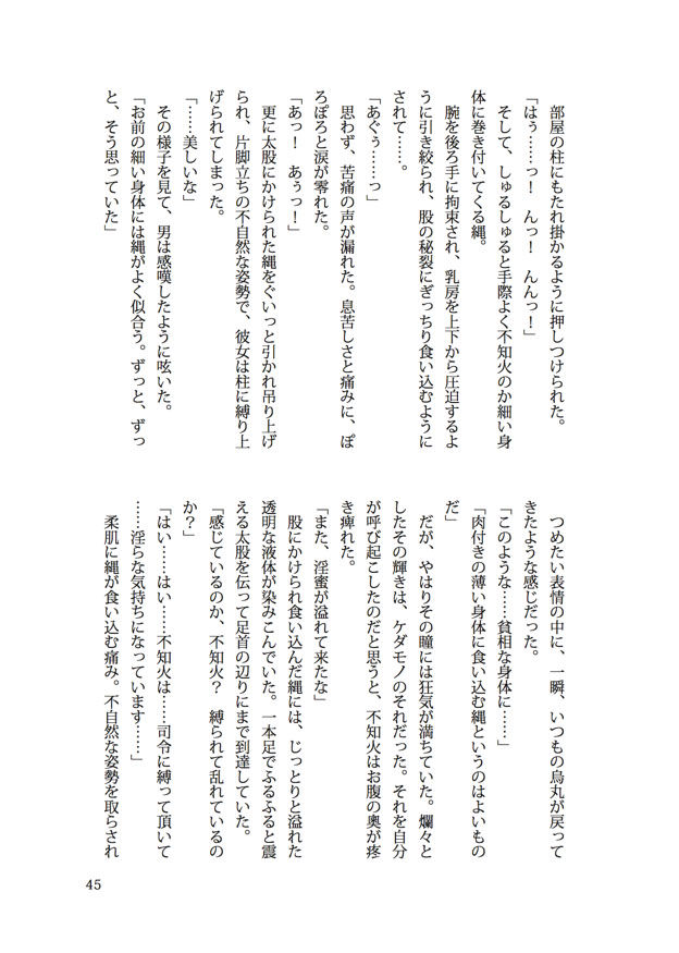 サンプル画像6:秘書艦不知火縄化粧(不可思議) [d_138790]