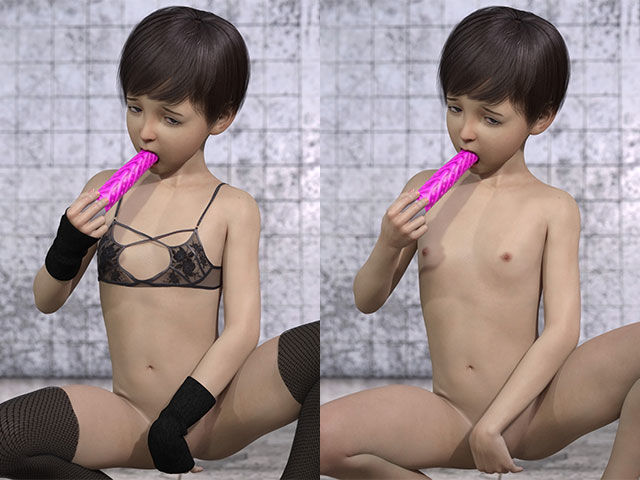 サンプル画像2:お手軽少女エロ画像集Vol.050（FANZA独自修正版）(ポザ孕) [d_139164]