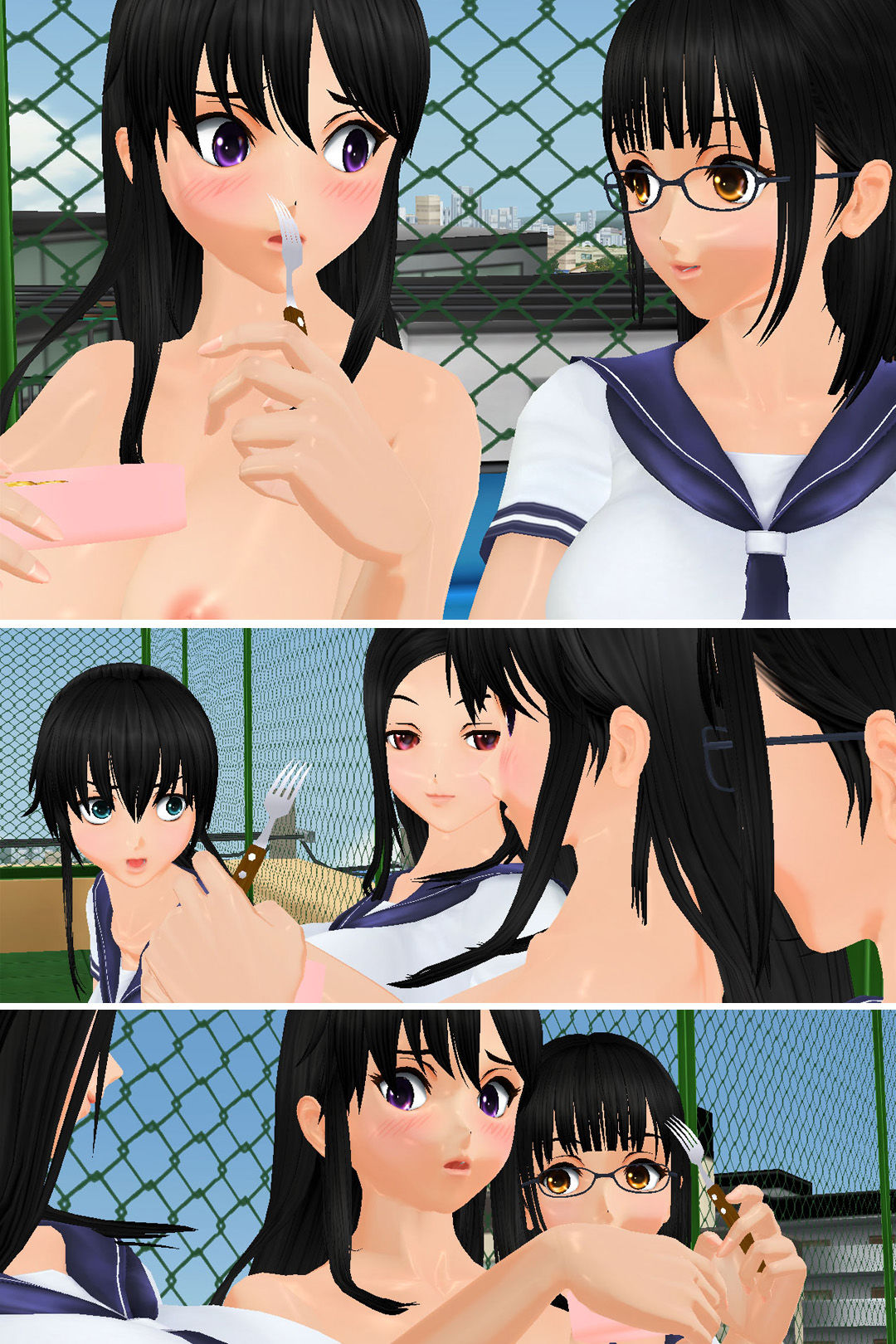 サンプル画像3:学園奴隷・真希の日常～昼食～(羞恥クラブ・真) [d_139191]