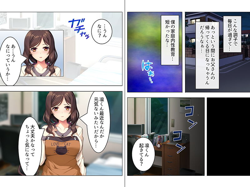 サンプル画像3:義母の優しい手ほどきで脱童貞した僕(悶々堂) [d_141569]