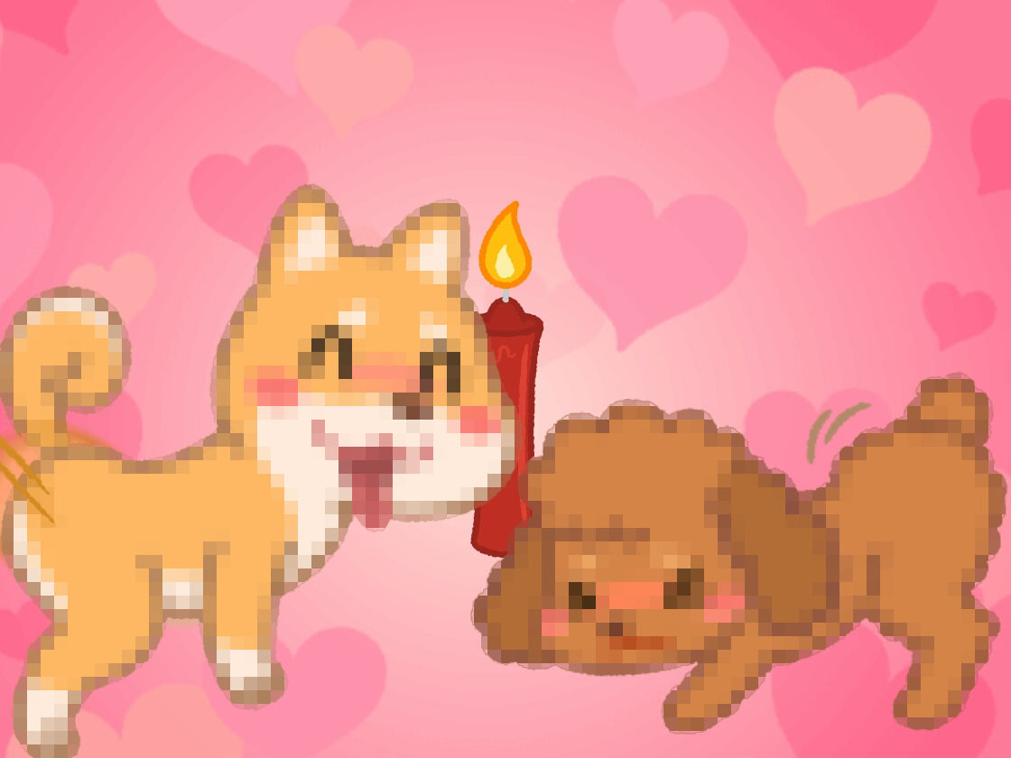 サンプル画像1:動物興奮(由真) [d_146221]