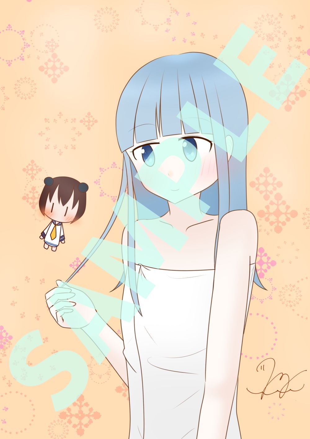 サンプル画像4:ようこそ百合温泉郷へ(湖畔のみやげ屋) [d_146576]