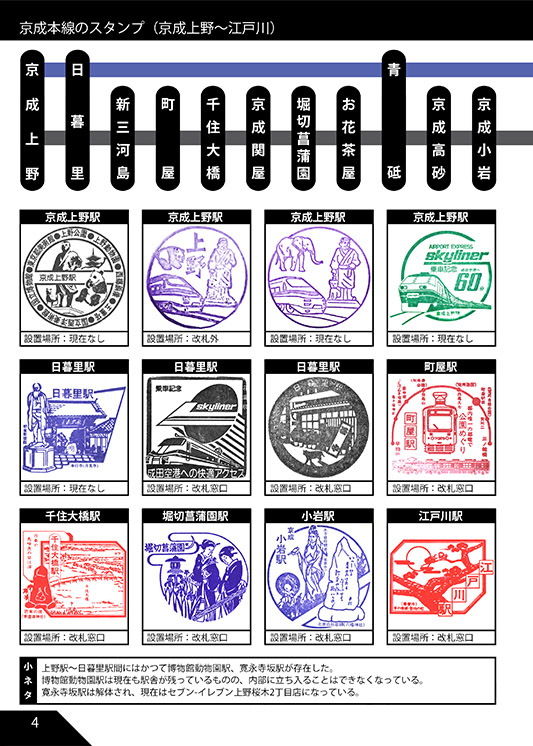 サンプル画像1:京成電鉄のだいたい押せるスタンプ本(船木屋さんとこ) [d_146692]