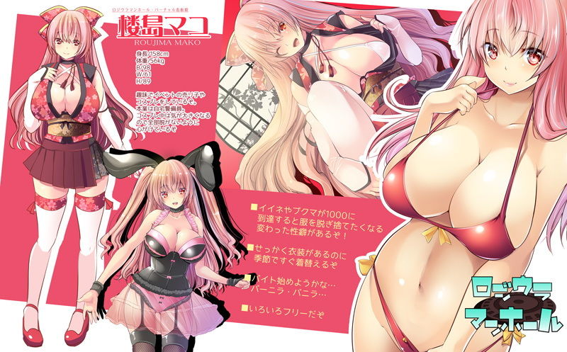 サンプル画像1:楼島マコのえっちなおシゴトやってみた！(ロジウラマンホール) [d_146876]