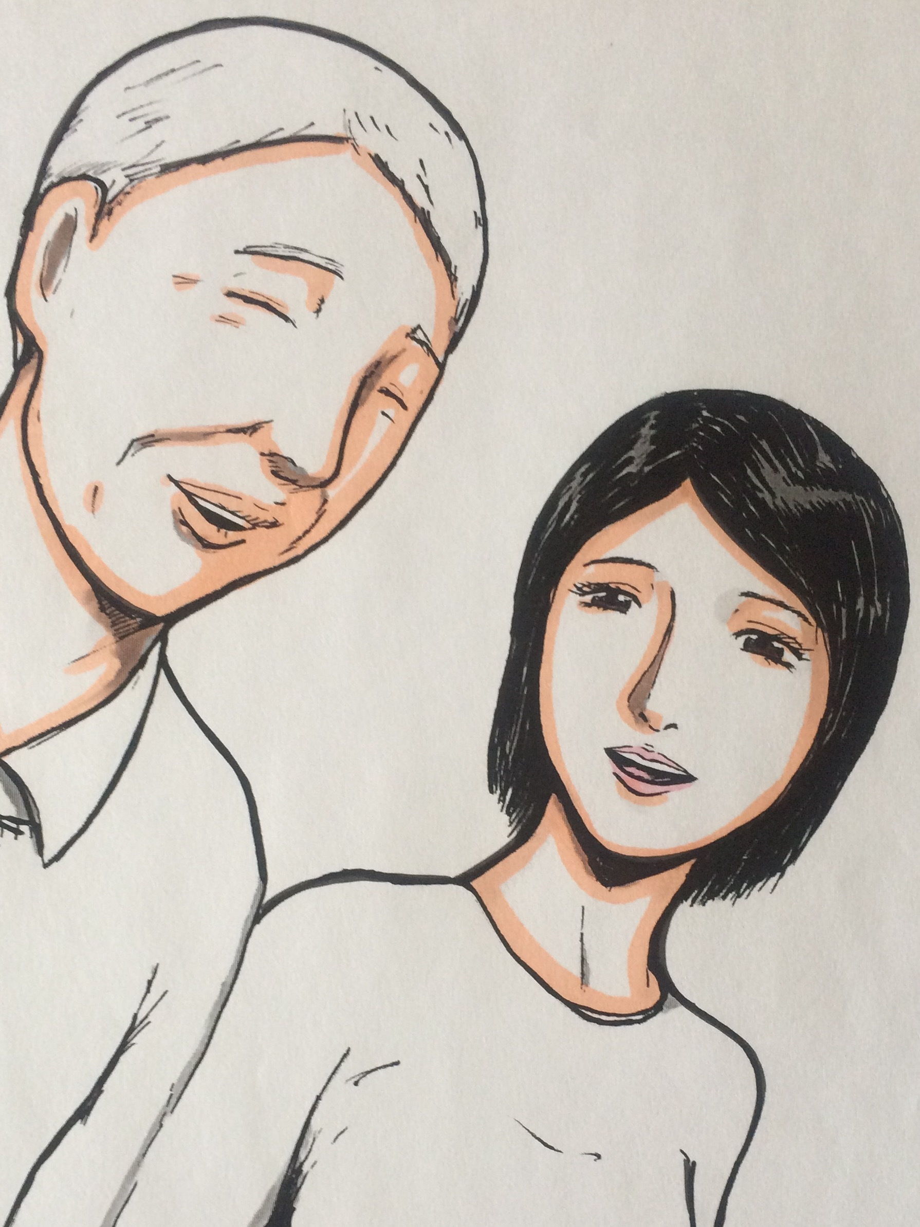 サンプル画像1:愛する夫と散歩する人妻へ向けられる邪な視線(N-zumi-ha) [d_148969]