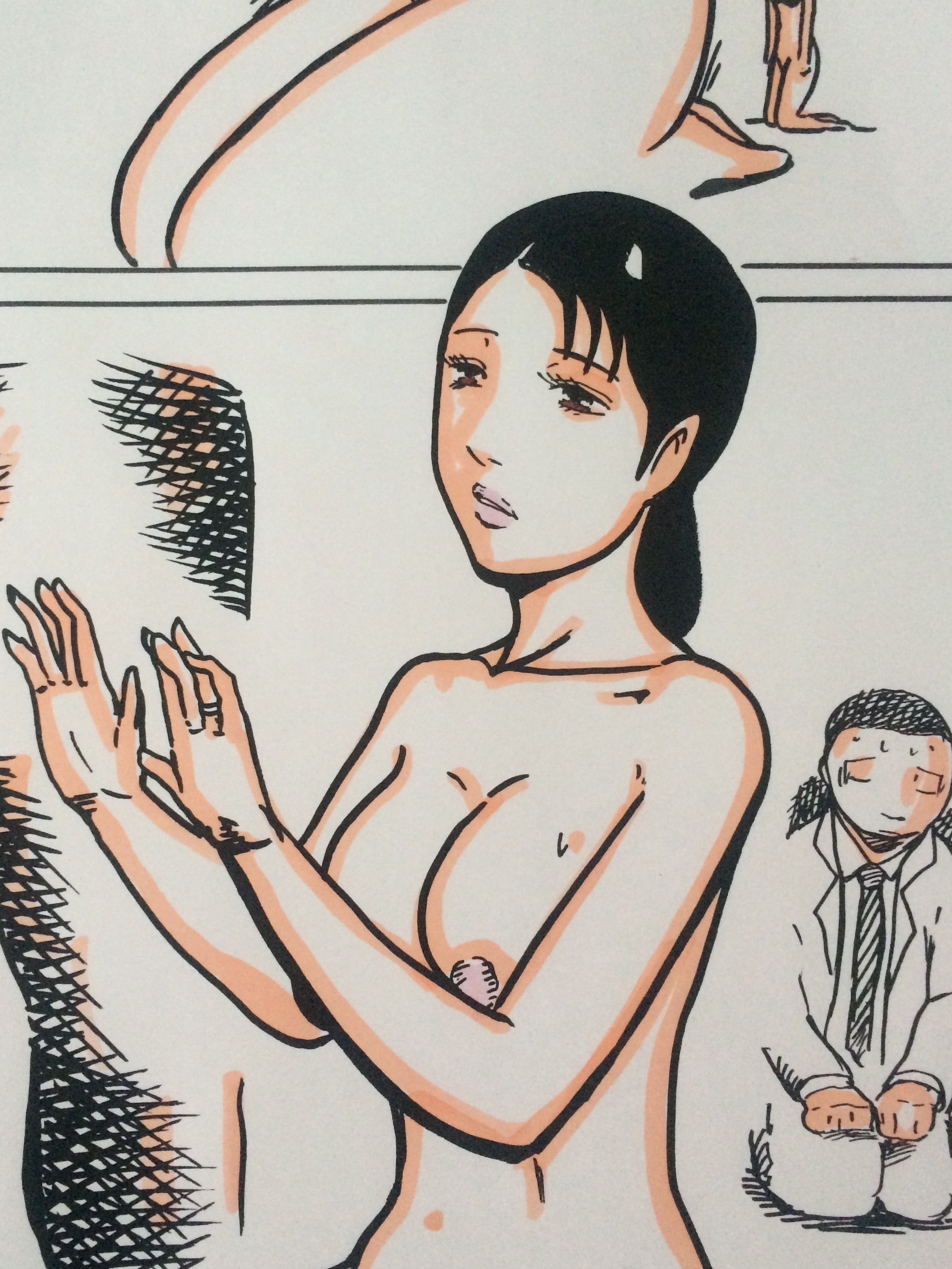 サンプル画像4:自宅、夫の前で抱かれる奥さん(N-zumi-ha) [d_149747]