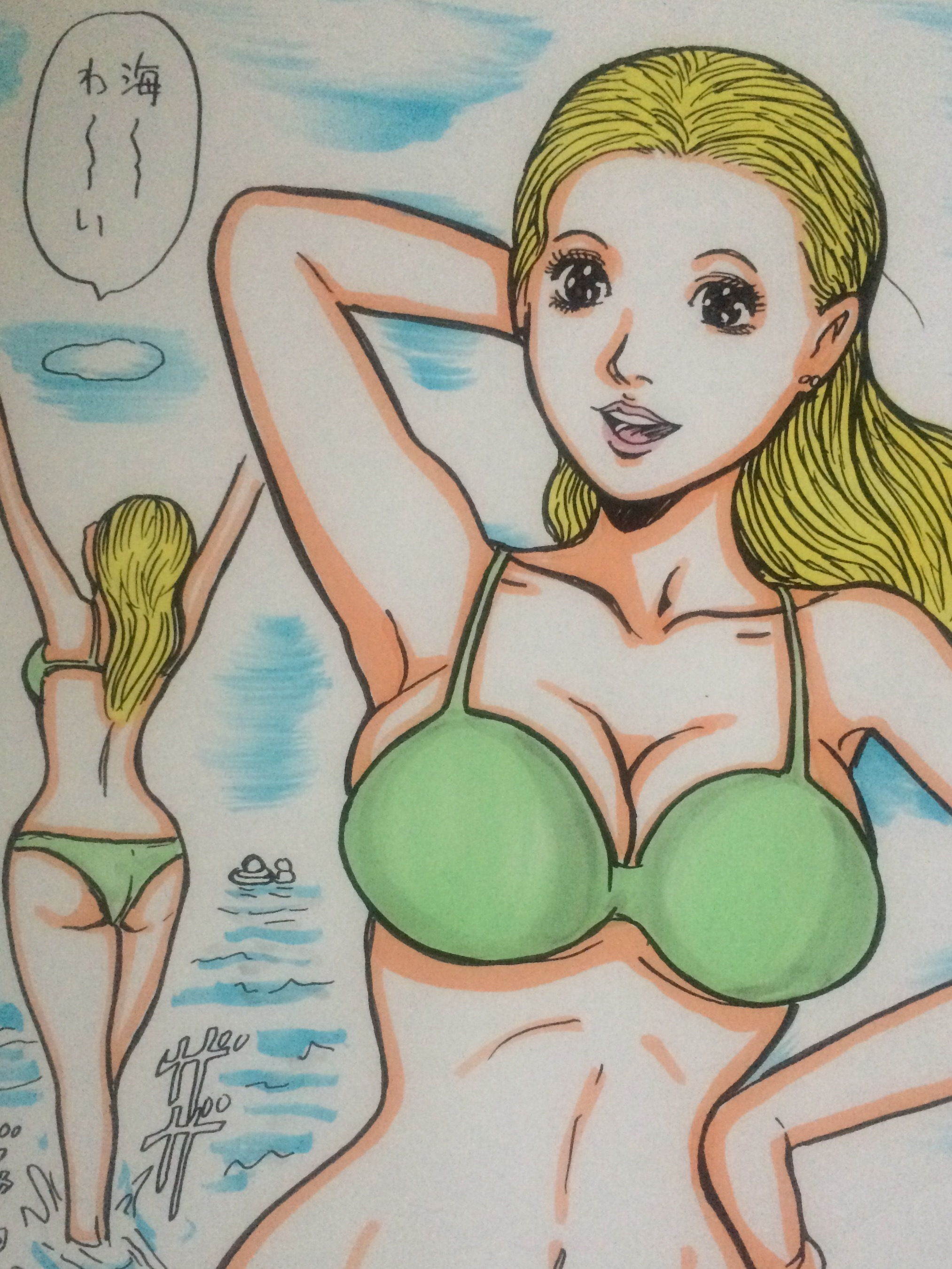 サンプル画像1:真夏さんは泳げません(N-zumi-ha) [d_150070]