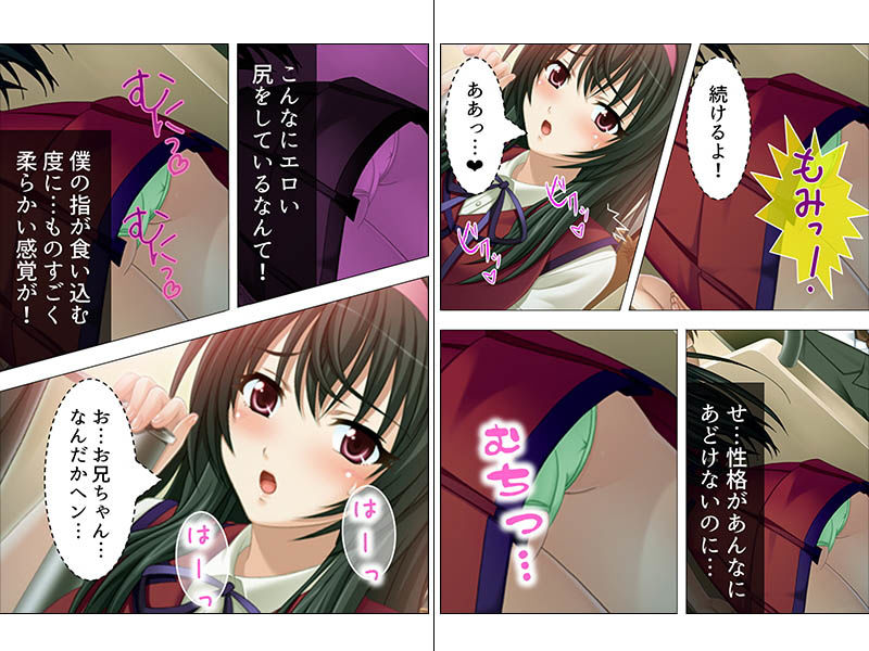 サンプル画像4:毎朝電車で、いじめっ子に強制されて妹を犯す 上巻(アロマコミック) [d_152152]