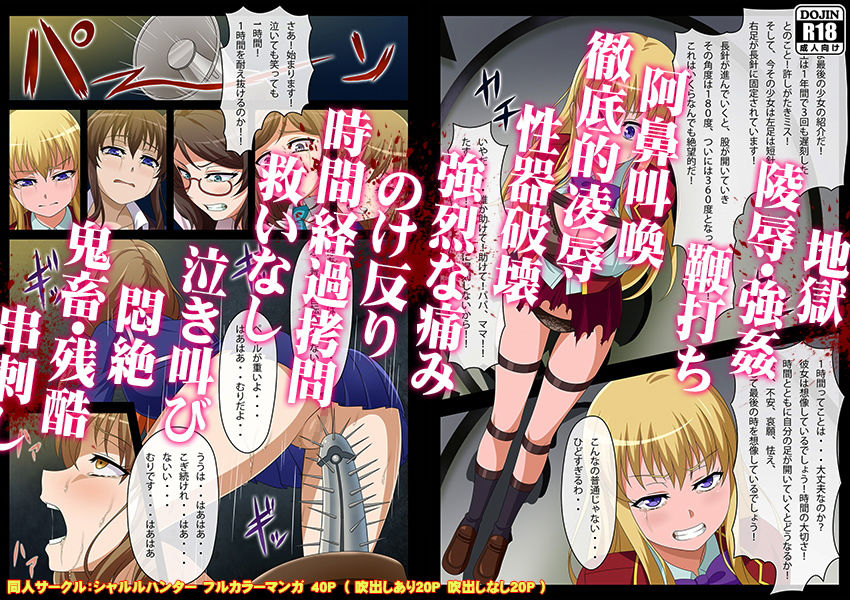 サンプル画像3:強姦遊戯～鬼畜エンターテイメント開催～(シャルルハンター) [d_152576]