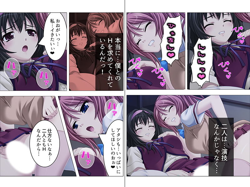 サンプル画像4:毎朝電車で、いじめっ子に強制されて妹を犯す 下巻(アロマコミック) [d_152983]