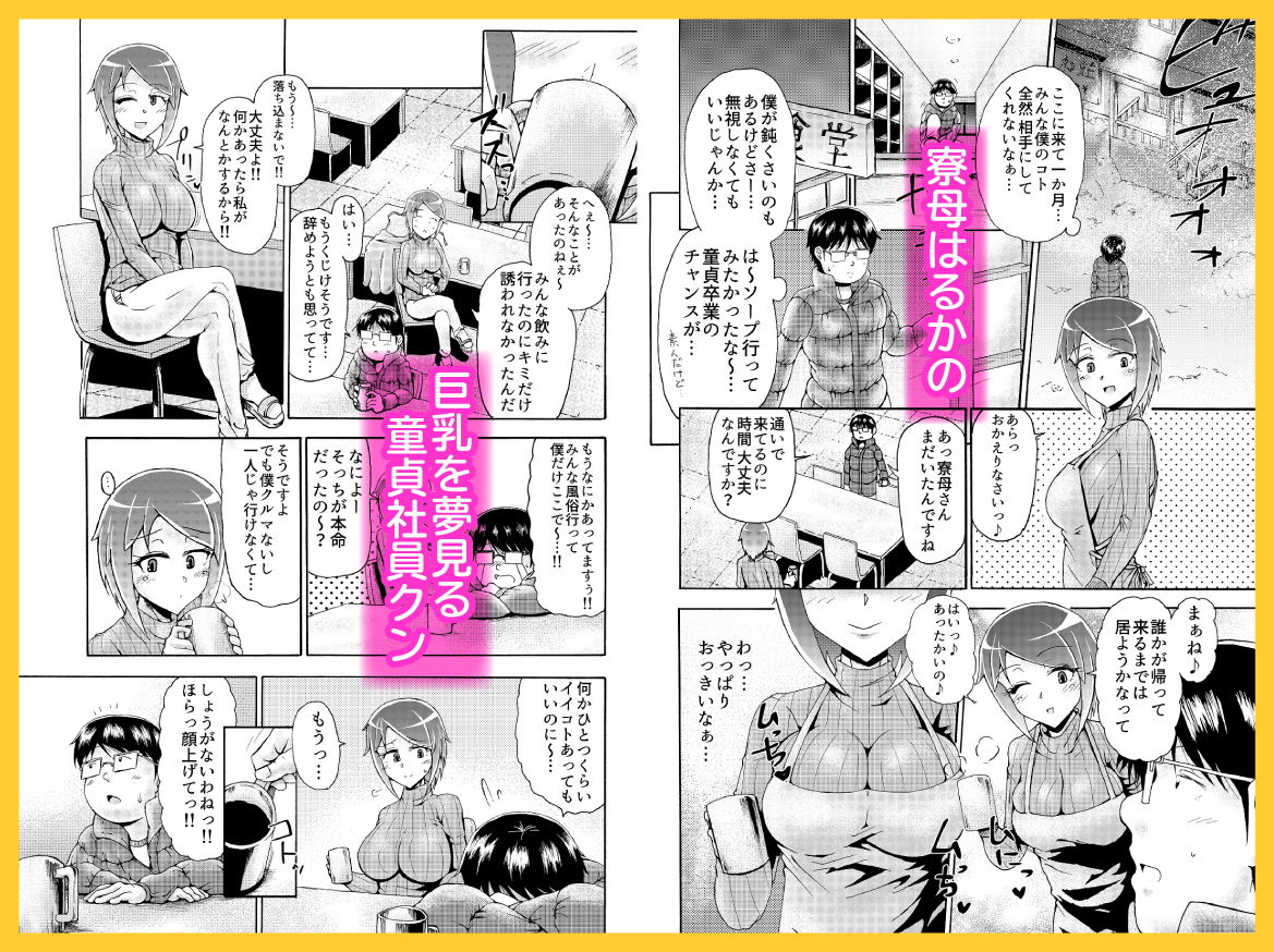 サンプル画像1:人妻の秘密シリーズ2 寮母はるかさんが、童貞社員に優しく(ぷるるん) [d_153440]