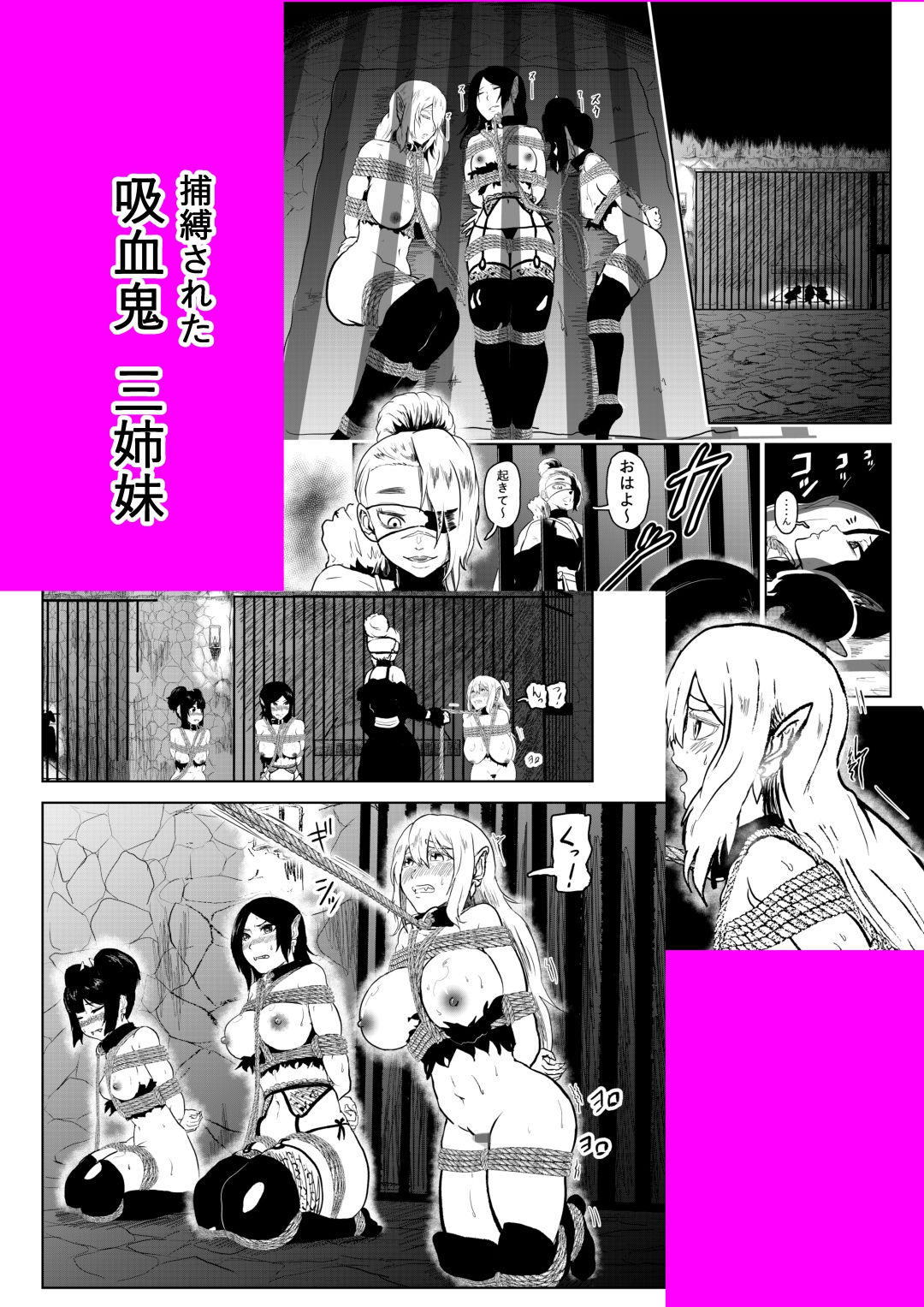 サンプル画像2:ヴァンパレイド6 ～吸血鬼 三姉妹 捕縛編～(トンテン) [d_153612]