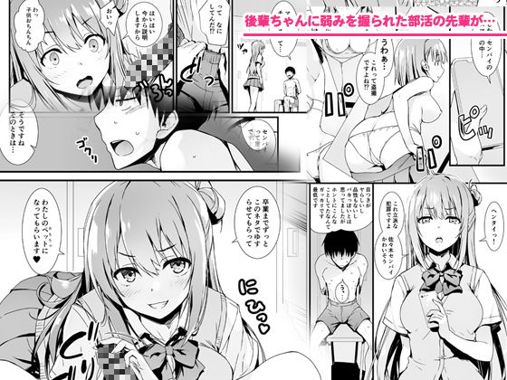 サンプル画像1:えちえち後輩ちゃん！(無限軌道A) [d_153781]