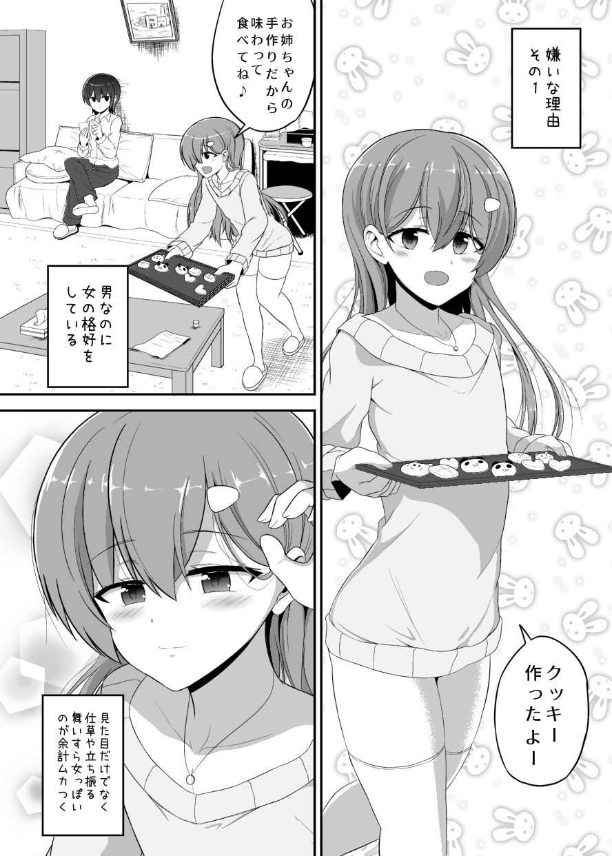 サンプル画像1:すきすきお姉ちゃん（♂）(ハイパー放牧場) [d_153902]