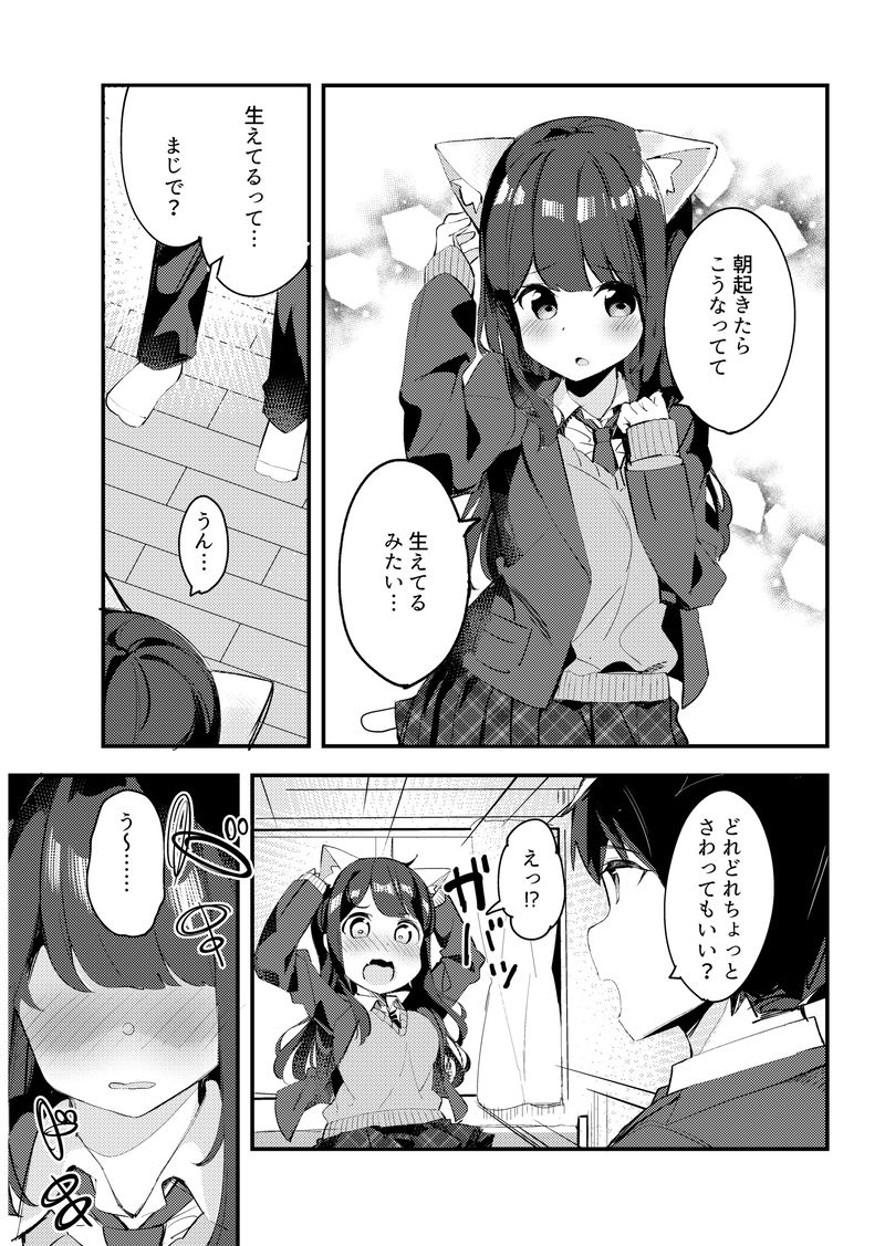 サンプル画像3:妹が猫になっていました。(ちくわのわっか) [d_154534]