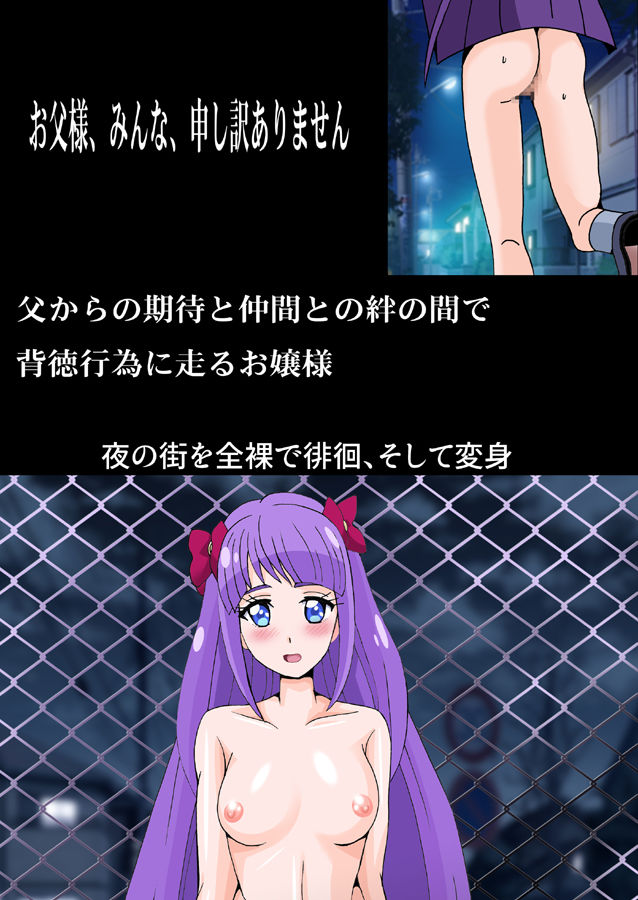 サンプル画像1:夜の公園でつなわたり(塩屋) [d_160772]