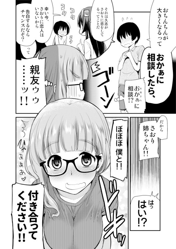 サンプル画像4:彼氏いない歴=年齢の私（3●歳処女）が、親友の〇〇の男の子と生まれて初めてラブホに入った話。(真・聖堂☆本舗) [d_160789]