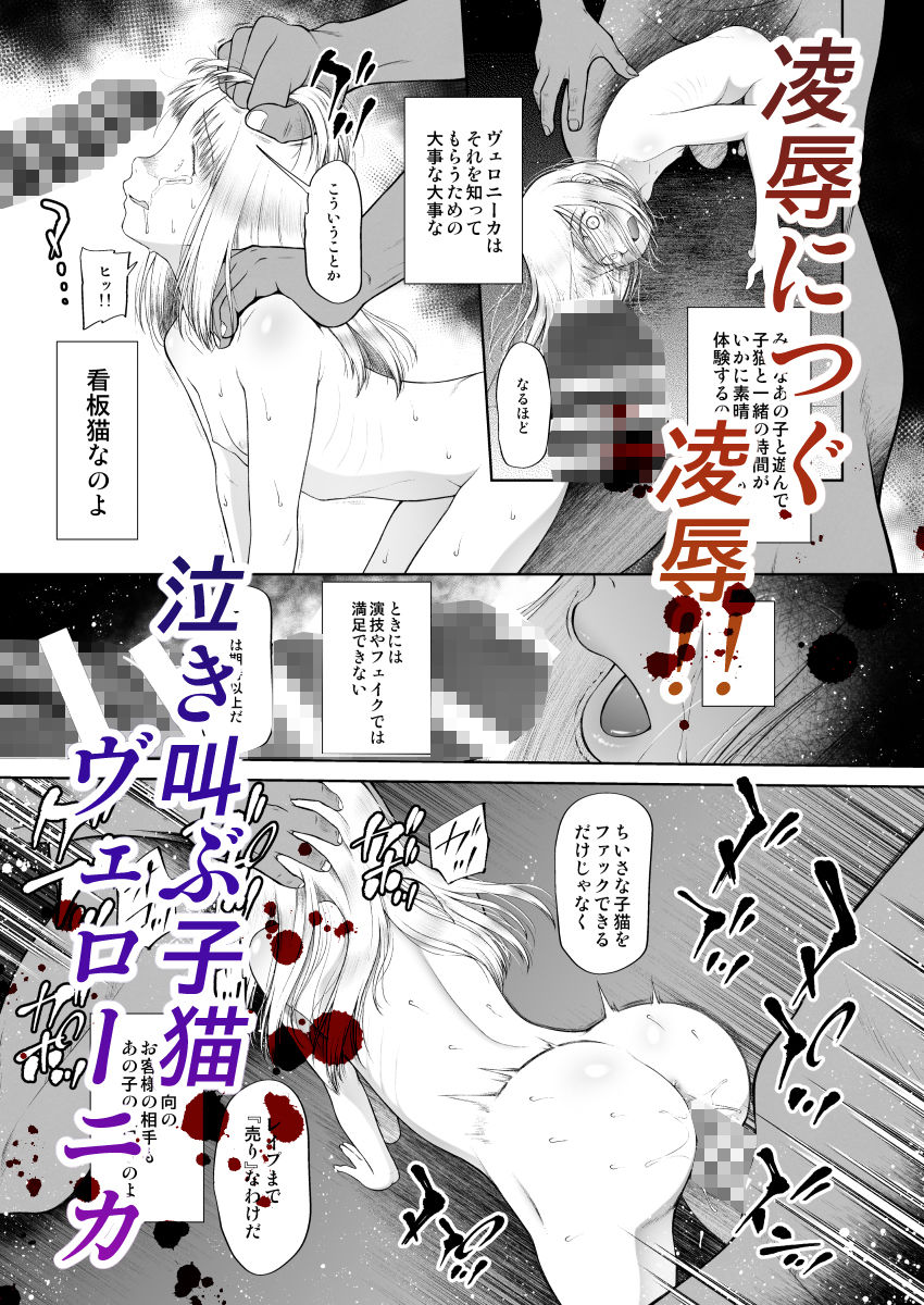 サンプル画像5:ペットショップの子猫(乳性貧) [d_161906]