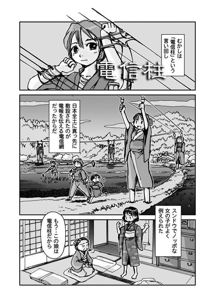 サンプル画像3:電柱幻想(まるちぷるCAFE) [d_161949]