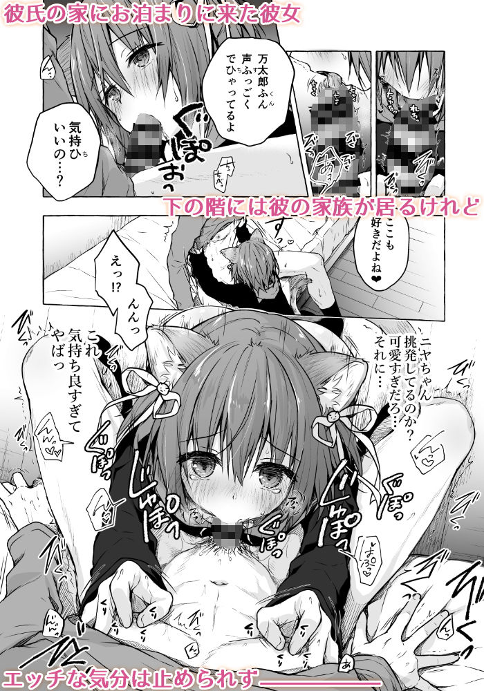 サンプル画像1:ニャンコロジ8 -お泊まりにきた猫田さんとの秘密-(きのこのみ) [d_162045]