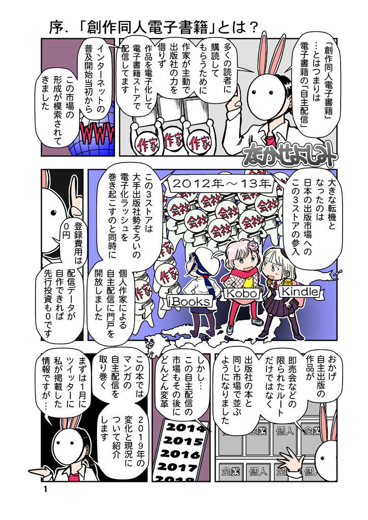 サンプル画像1:創作同人電子書籍のススメ 2019年漫画自主配信現状と攻略法(まるちぷるCAFE) [d_165069]