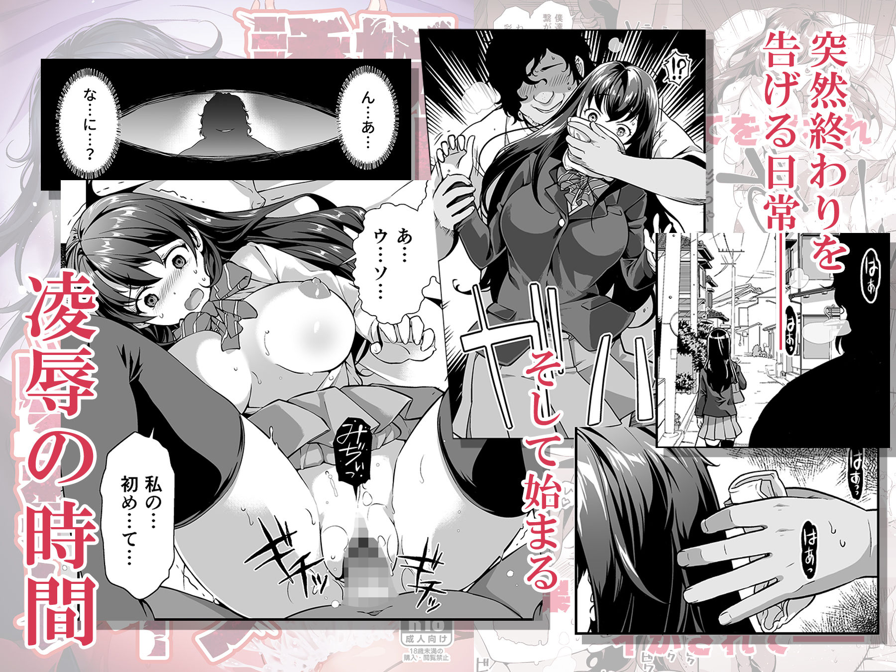 サンプル画像4:誘拐された女子校生～繰り返される種付けと強制絶頂～(どうしょく) [d_165089]