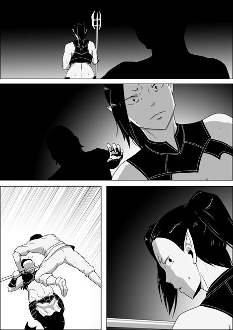 サンプル画像3:まだ題名のないファンタジー 人魚の女戦士と盗賊の男01～03(atelierD) [d_165570]