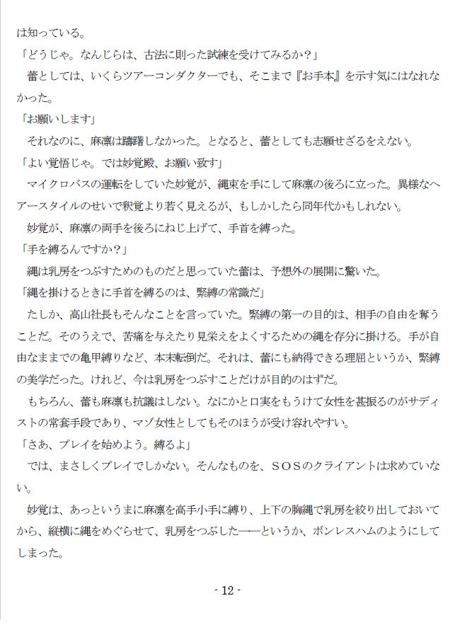 サンプル画像5:寒中座禅（転がし）修行 （EPISODE 5）(SMX工房) [d_166194]