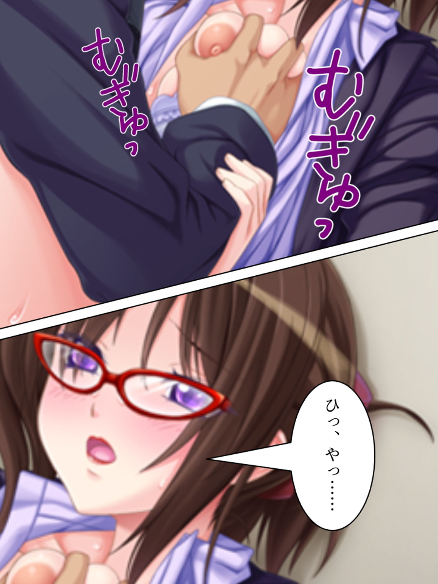 人気のない指導室で同僚が欲情！声も出せず犯●れた私