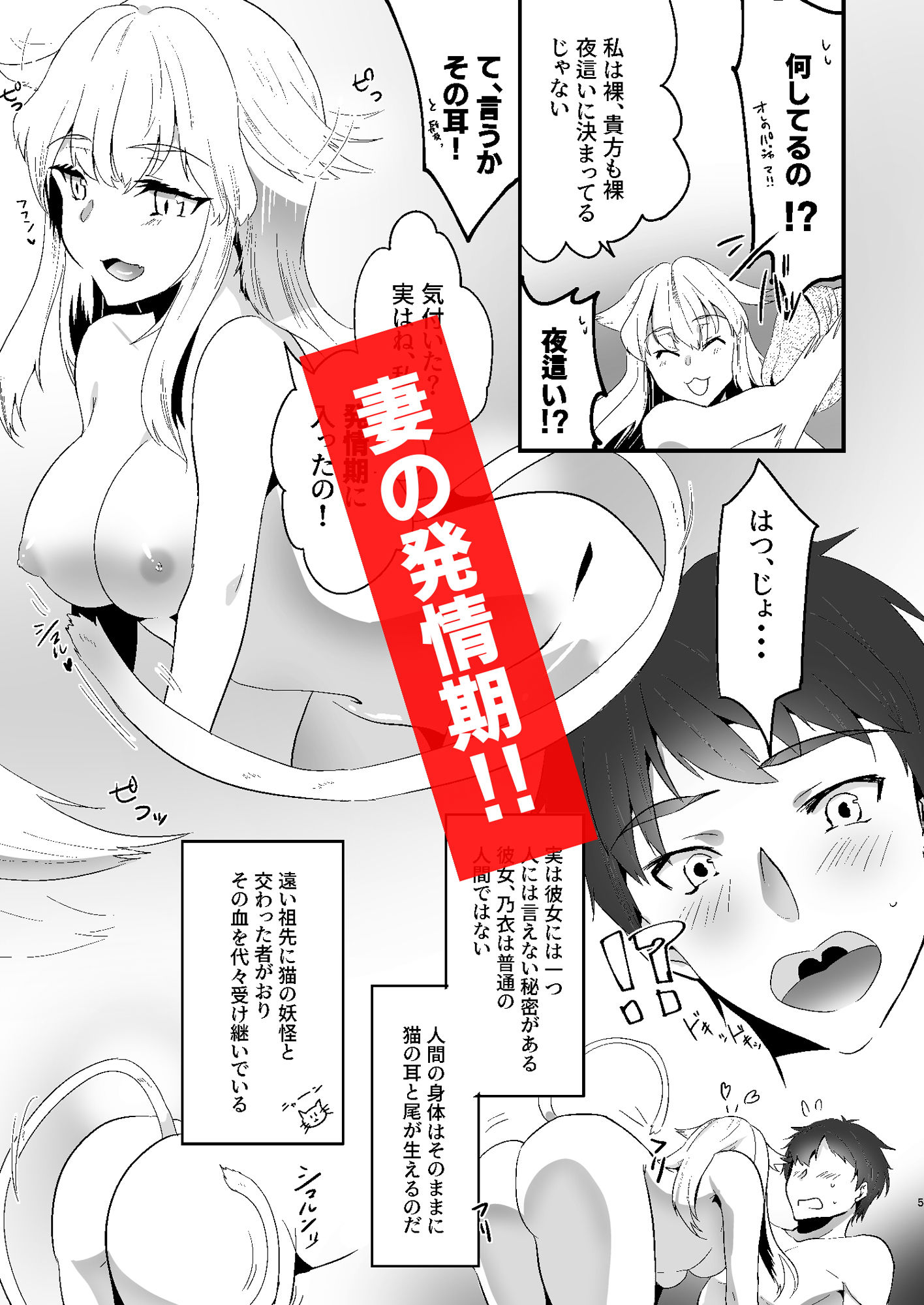 サンプル画像2:猫嫁さんの発情期。(invitation) [d_168419]