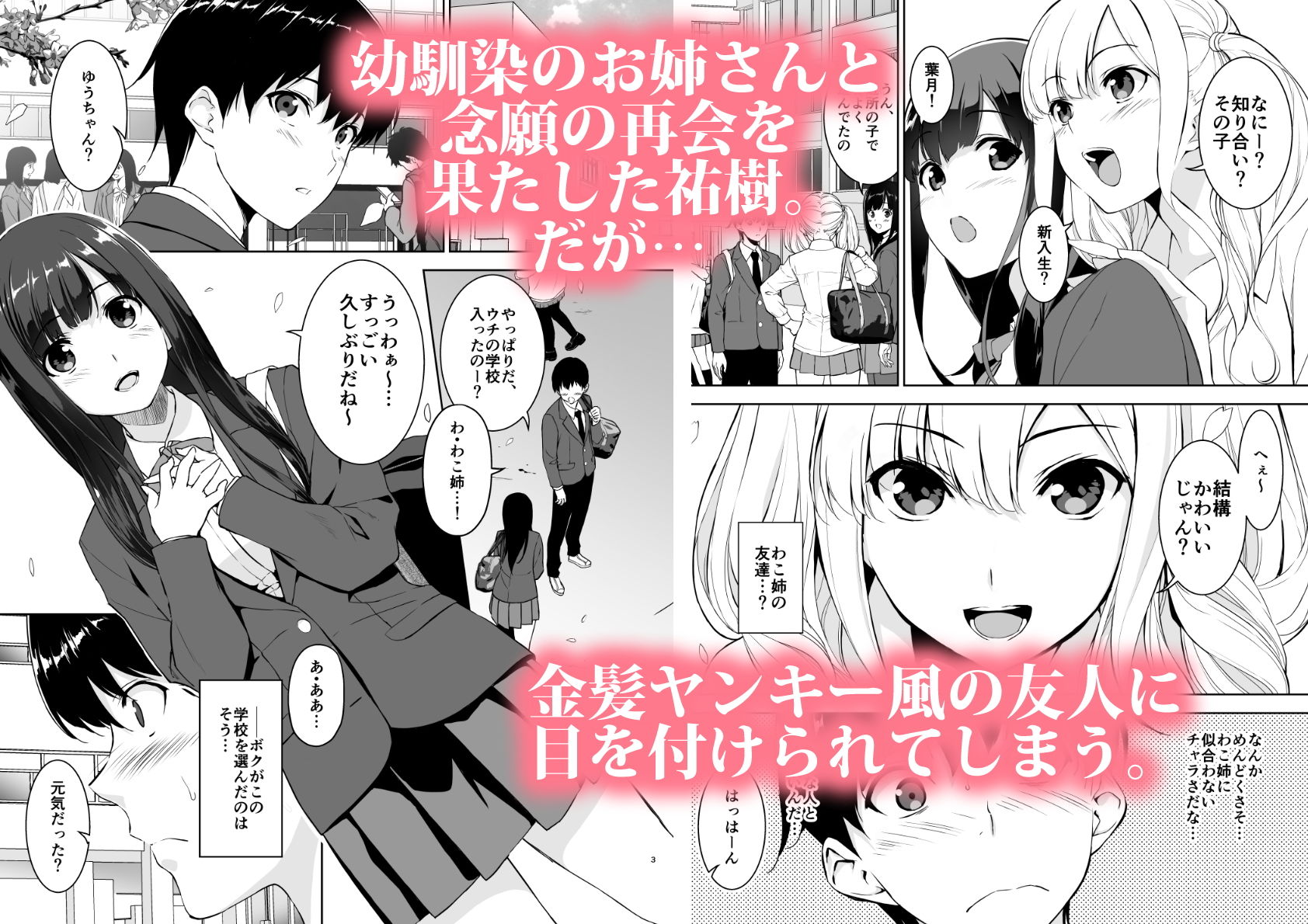 サンプル画像1:清楚な姉が好きなのに、ビッチとセックスしてる俺(裏FMO) [d_169112]