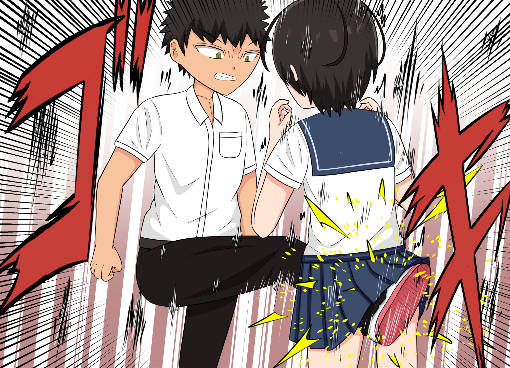 サンプル画像3:【お得セット】女の子が痛めつけられるリョナ漫画（全59ページ）(ヒロピン工場) [d_170964]