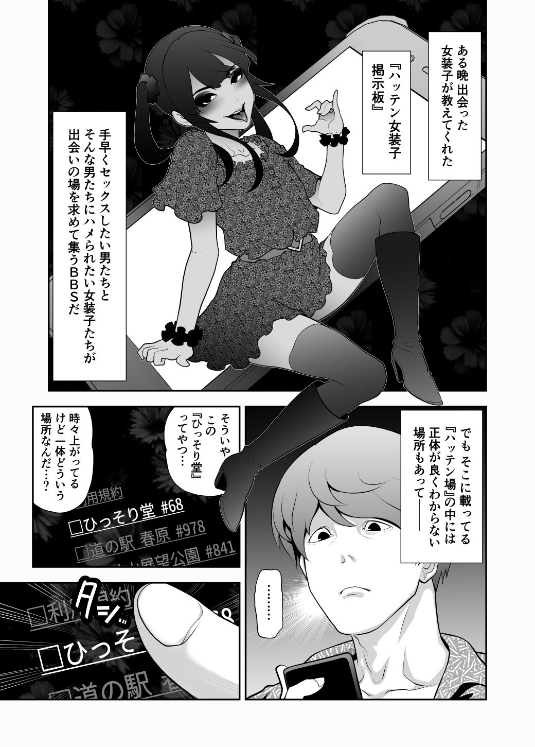 サンプル画像1:女装子ハッテン系 ≪ ひっそり堂 篇 ≫(兎二角) [d_171436]