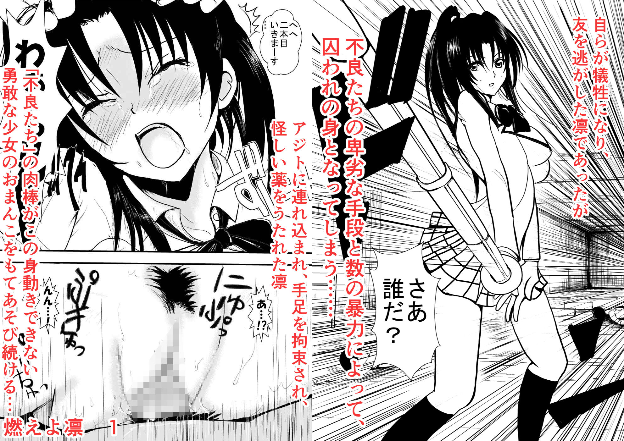 サンプル画像2:燃えよ凛 総集編 制服版(AKI6666) [d_172379]