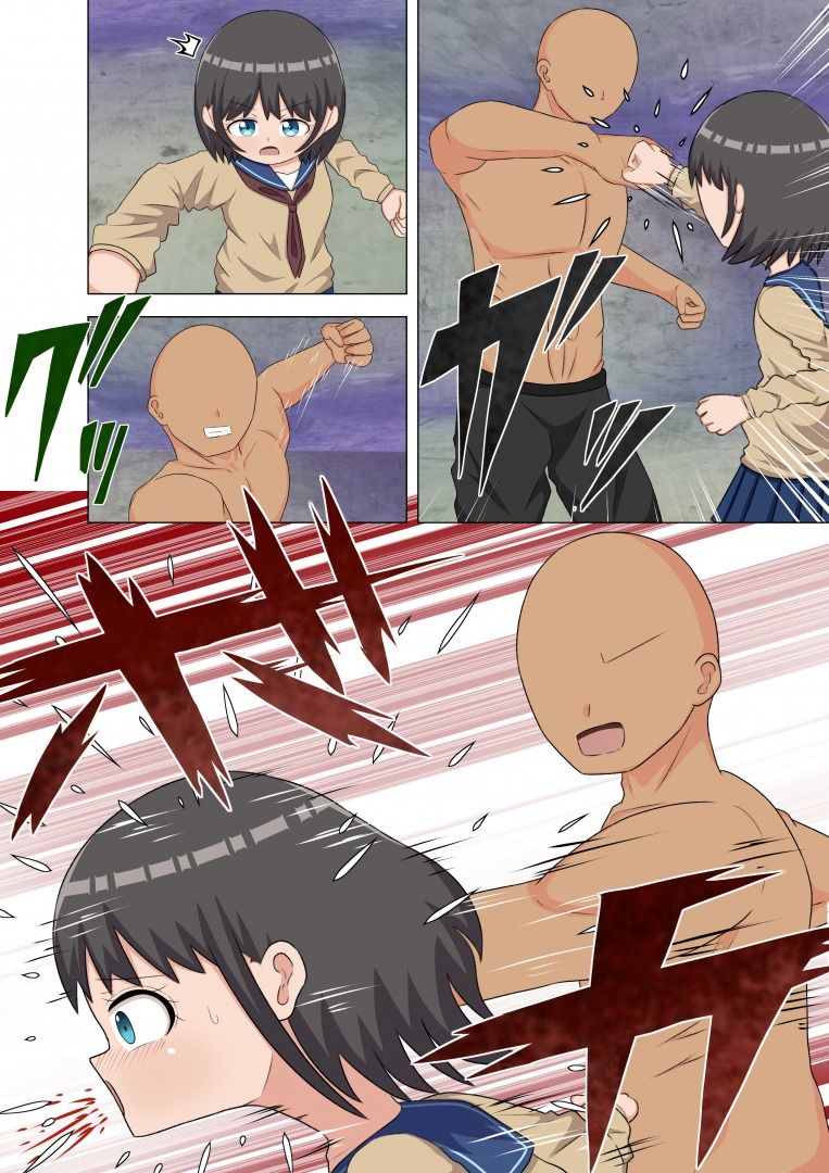 サンプル画像2:【股間攻め】格闘少女 VS サディスト男(ヒロピン工場) [d_172733]