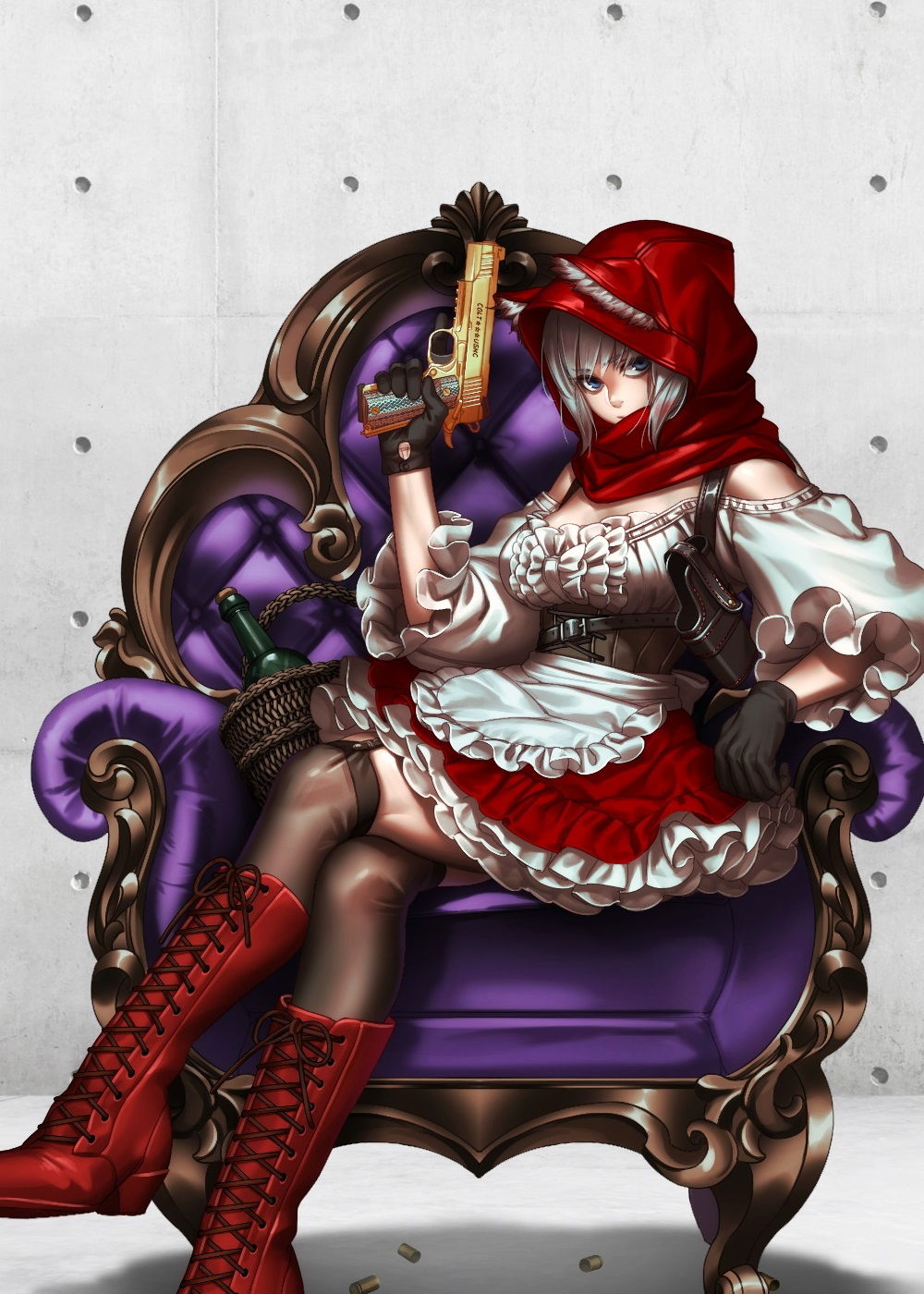 サンプル画像1:ブラック社畜と異世界赤ずきん(ガンスミス・アイヤマ) [d_172853]