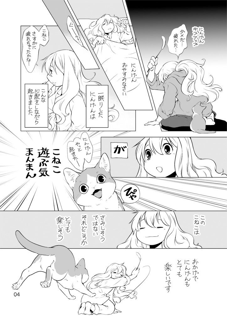 サンプル画像4:ねこと暮らすにんげん(乱痴気事虫所) [d_174433]