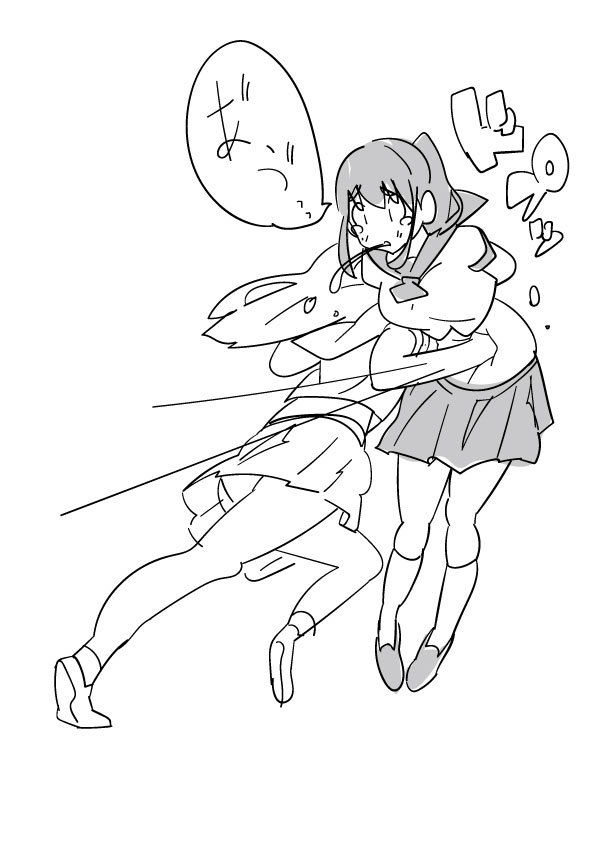 サンプル画像2:［ コスプレ腹パンチ ］女子校生が連続腹パンチで失神するまで…。(はらだ19才) [d_177454]