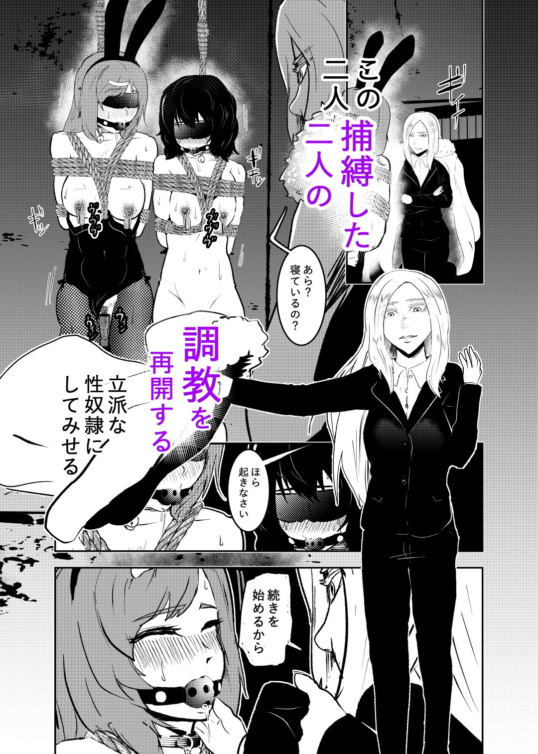 サンプル画像4:潜入したら捕縛されちゃいました。3(トンテン) [d_177752]