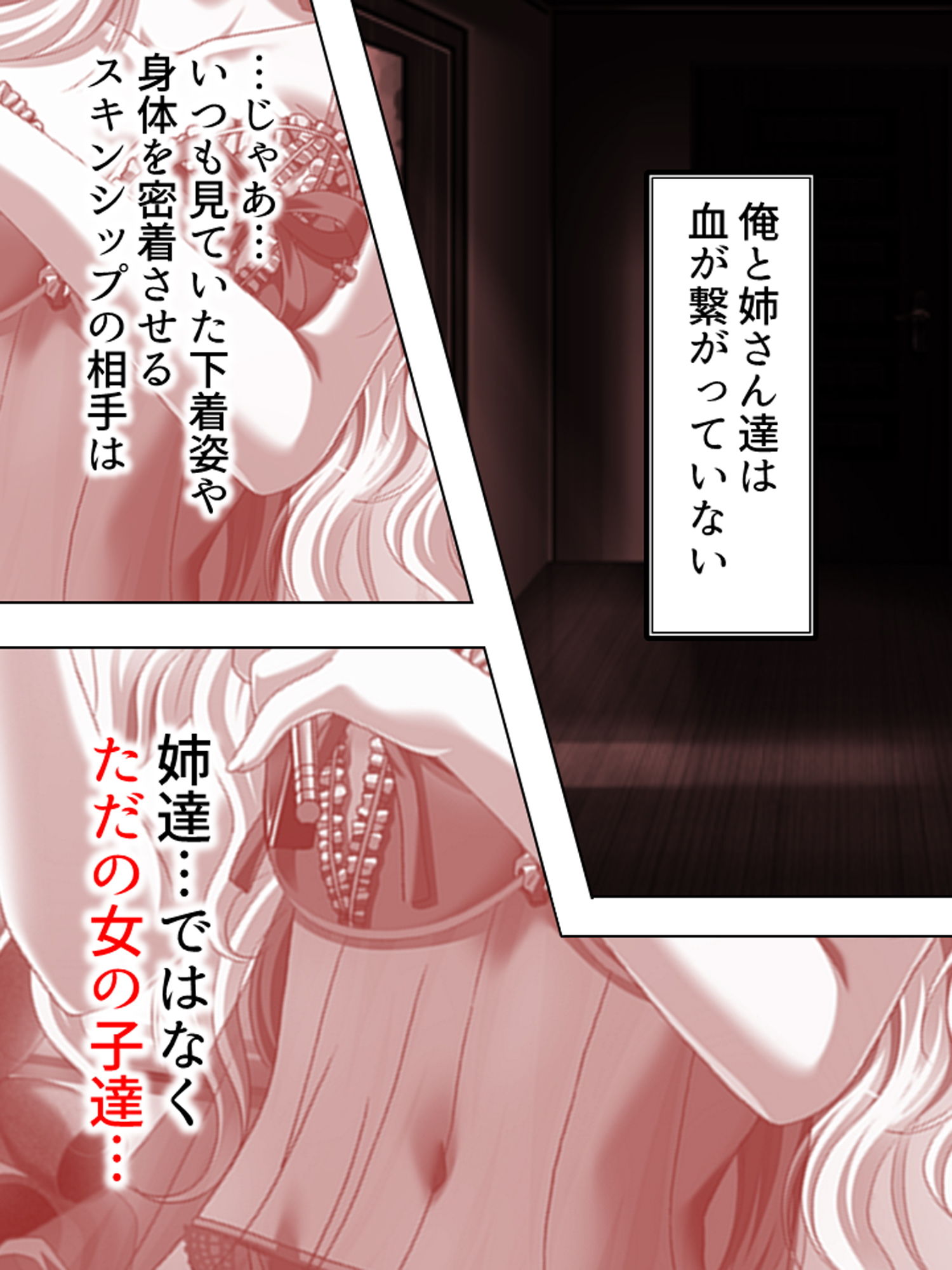 サンプル画像4:こんな風に演出すれば、姉達と合法的にセックス出来る 上(アロマコミック) [d_178048]